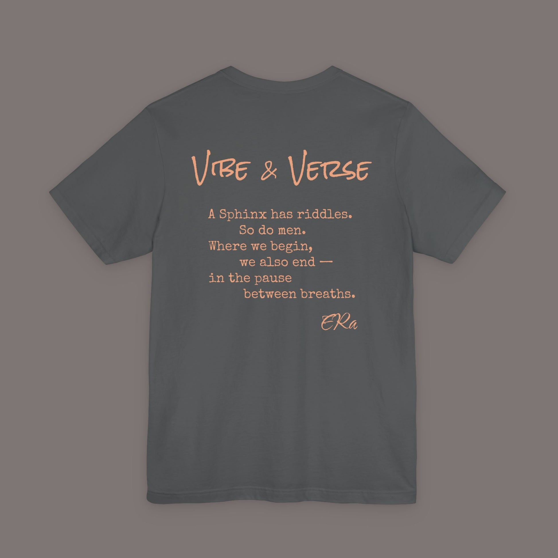 The Sphinx and The Thinker - Poetic Unisex Art Tee