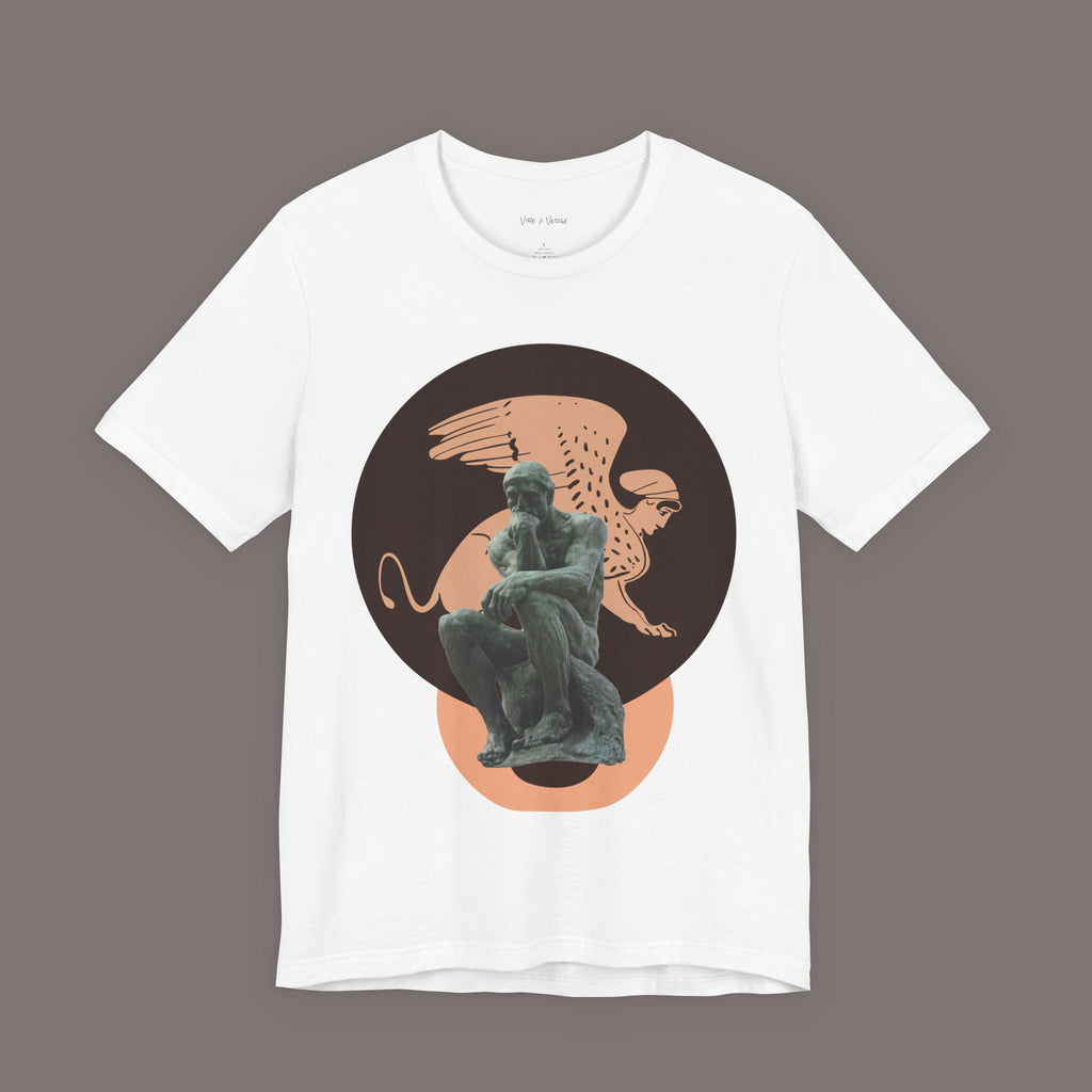 The Sphinx and The Thinker - Poetic Unisex Art Tee