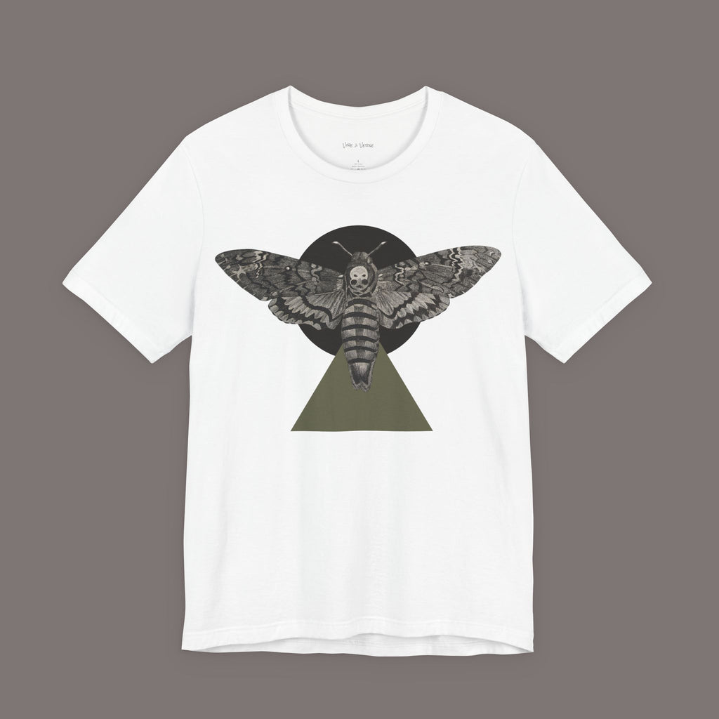 A Sphinx Moth on the Tip of the Triangle - Unisex Art Tee