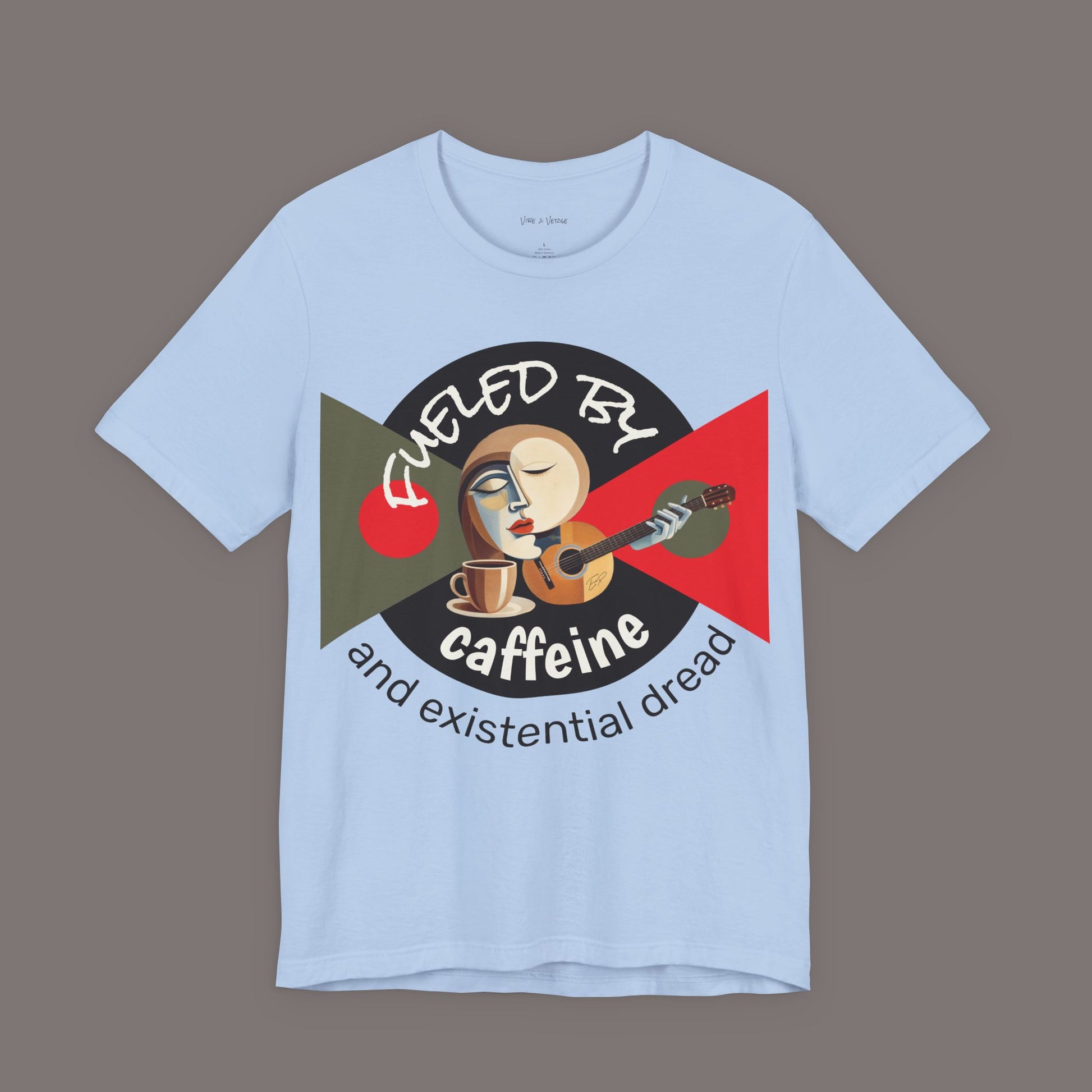 Fueled by Caffeine - Unisex Art Tee
