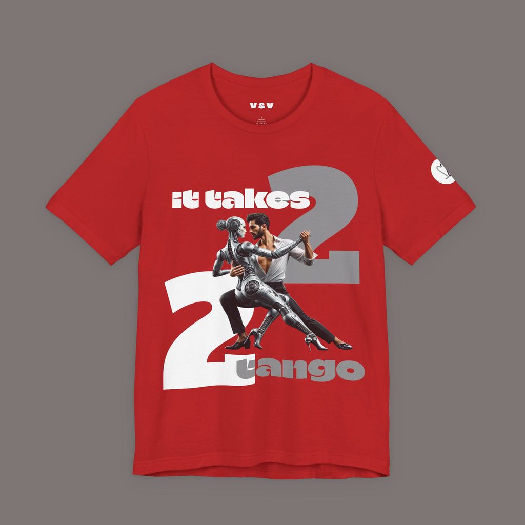 It Takes 2 to Tango - Cyber Dance Unisex Art Tee