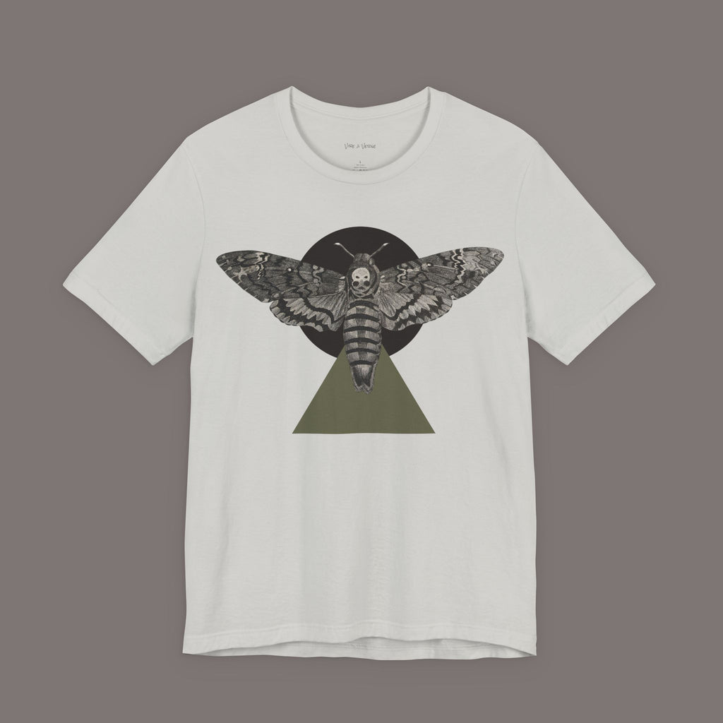 A Sphinx Moth on the Tip of the Triangle - Unisex Art Tee