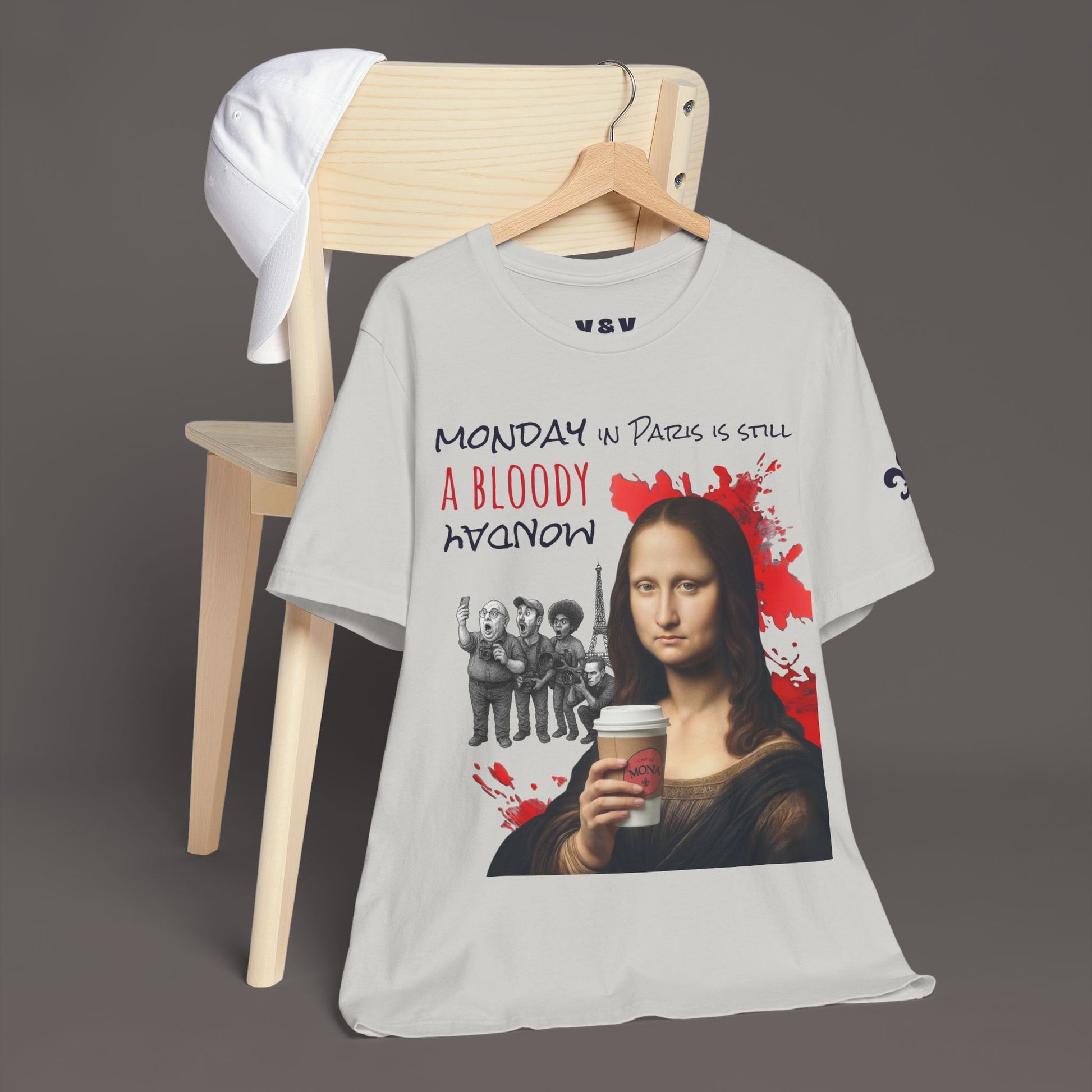 Mona Lisa and Another Bloody Monday - Unisex Art Tee