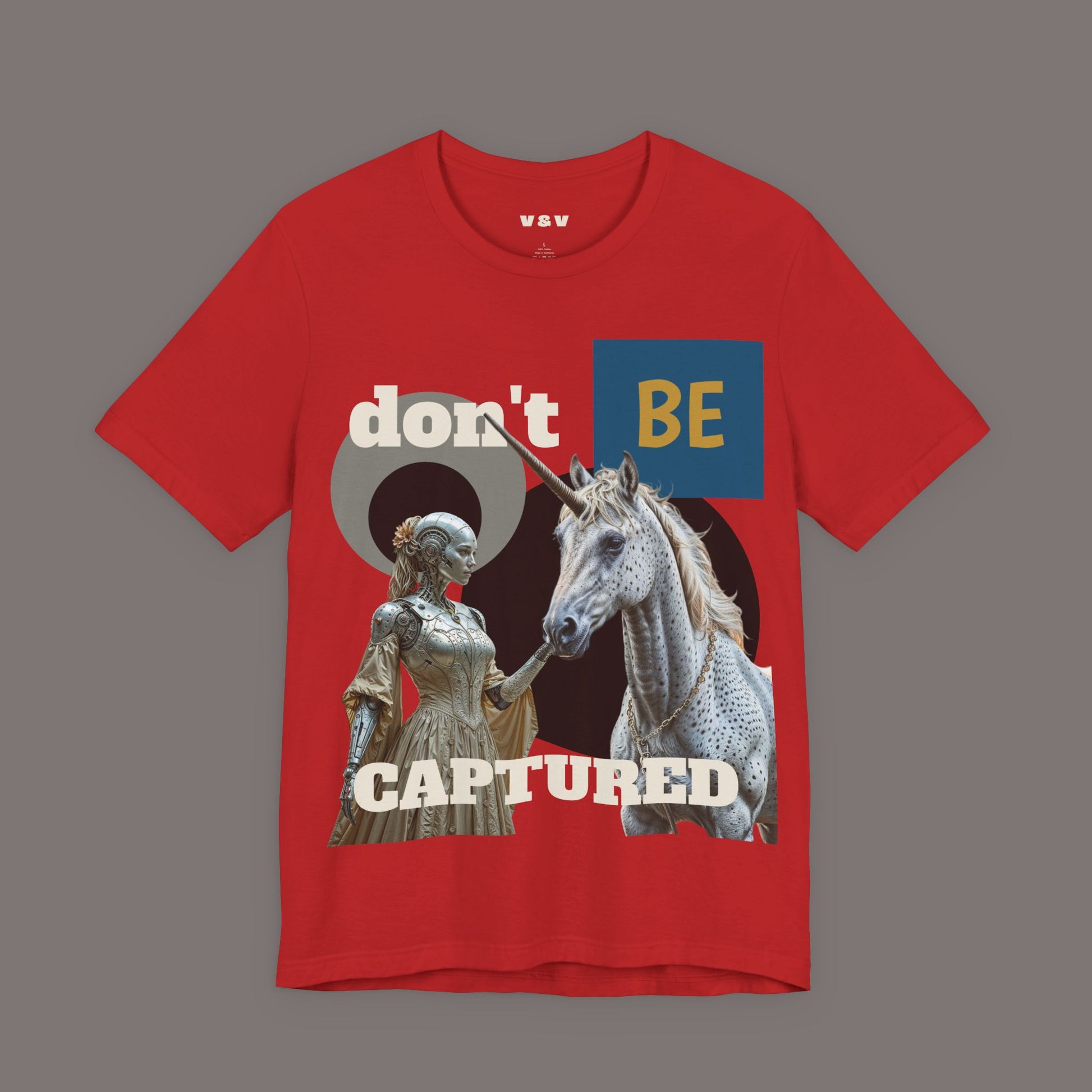 A Maiden and an Unicorn - Medieval Lore Unisex Art Tee