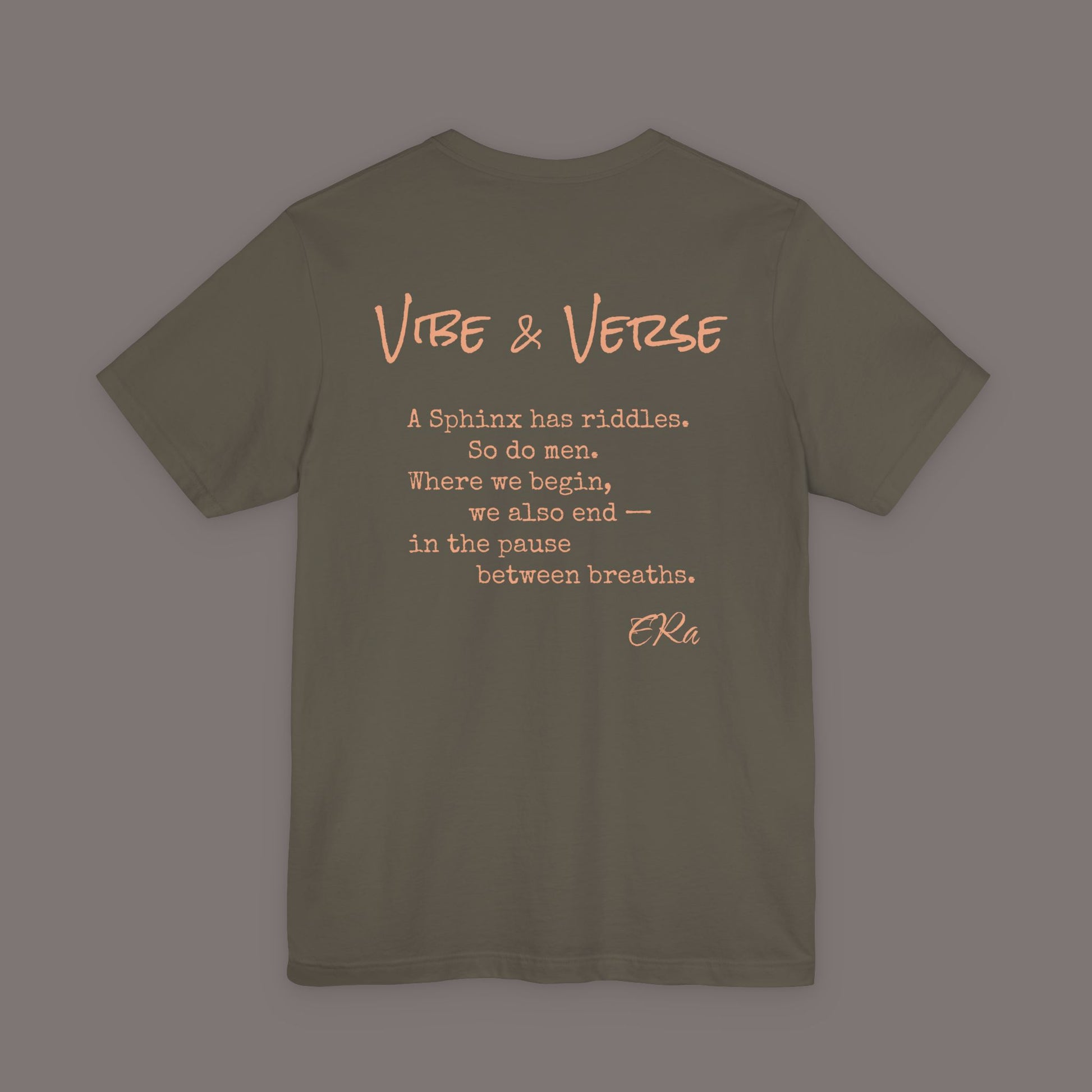 The Sphinx and The Thinker - Poetic Unisex Art Tee