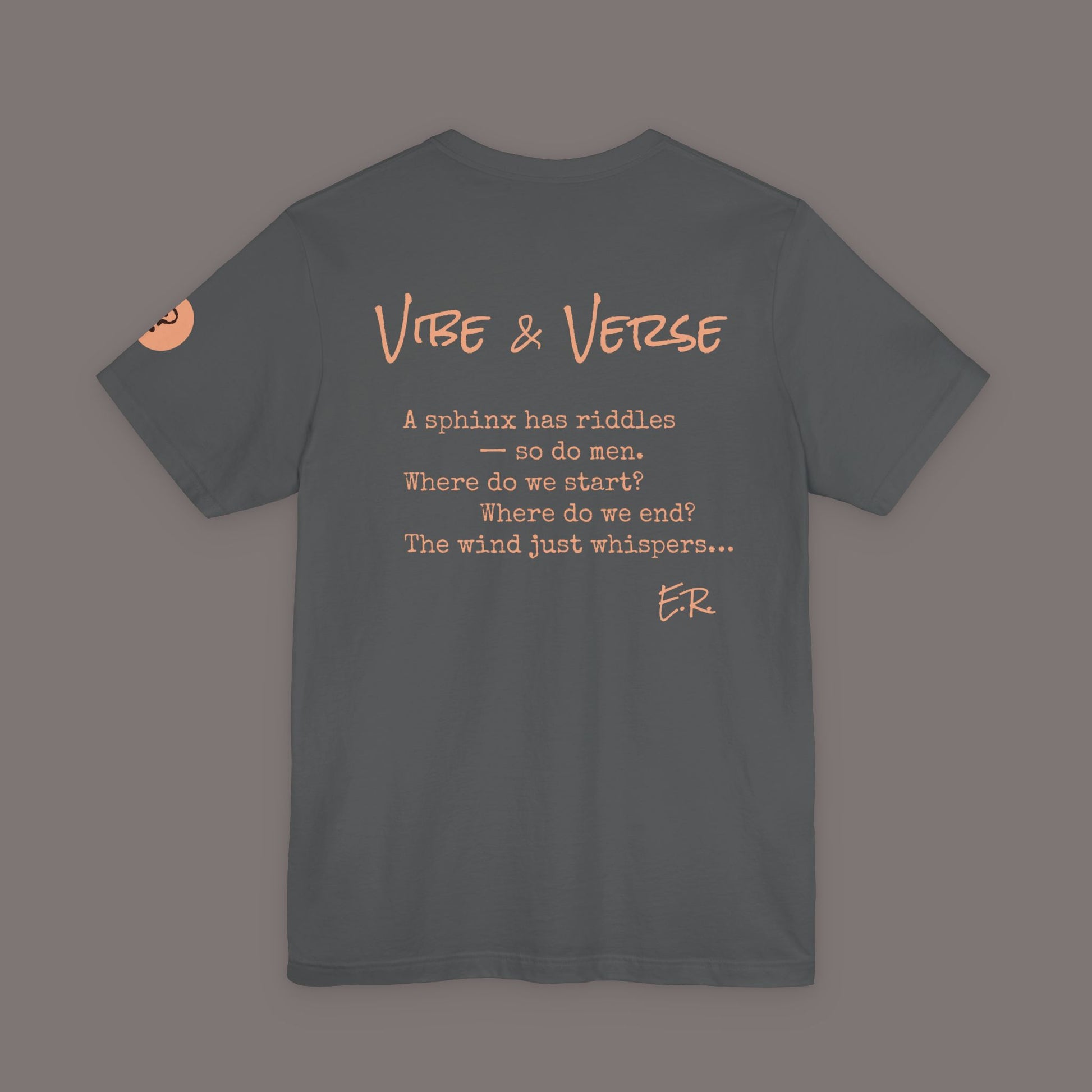 The Sphinx and The Thinker - Poetic Unisex Art Tee