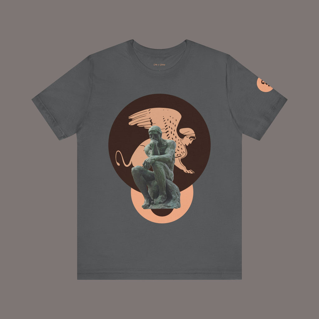 The Sphinx and The Thinker - Poetic Unisex Art Tee
