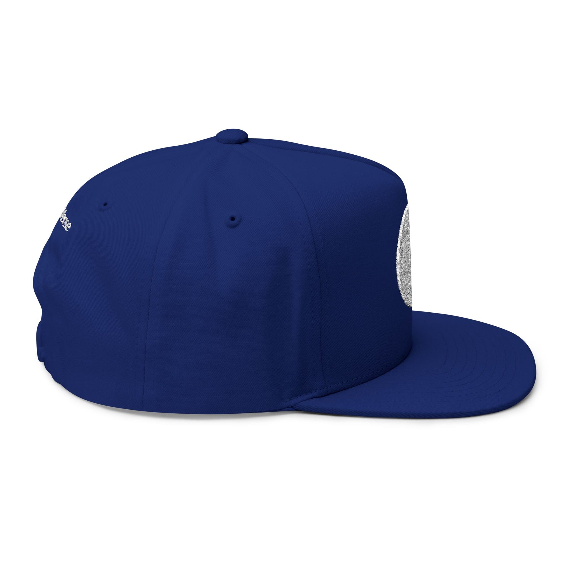 It Takes 2 to Tango - Royal Blue Embroidered Flat Bill Cap - Positronic Heart Collection