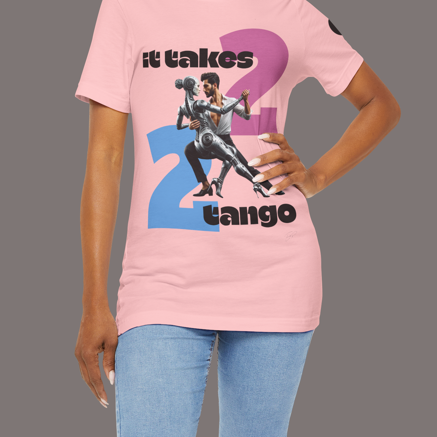 It Takes 2 to Tango - Cyber Dance Unisex Art Tee