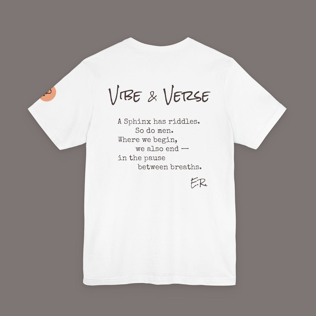 The Sphinx and The Thinker - Poetic Unisex Art Tee