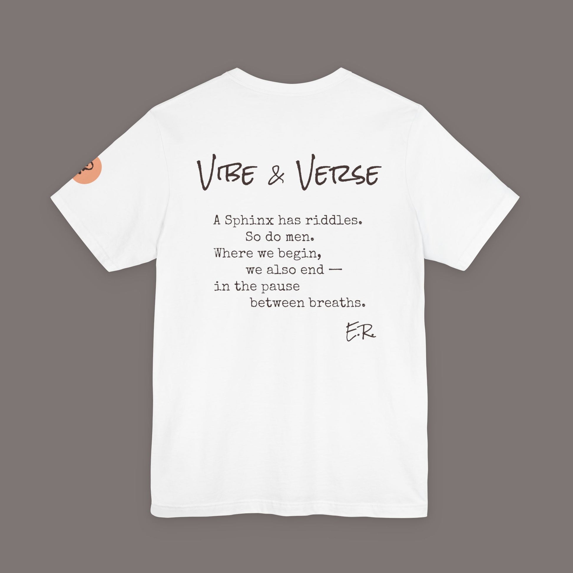 The Sphinx and The Thinker - Poetic Unisex Art Tee