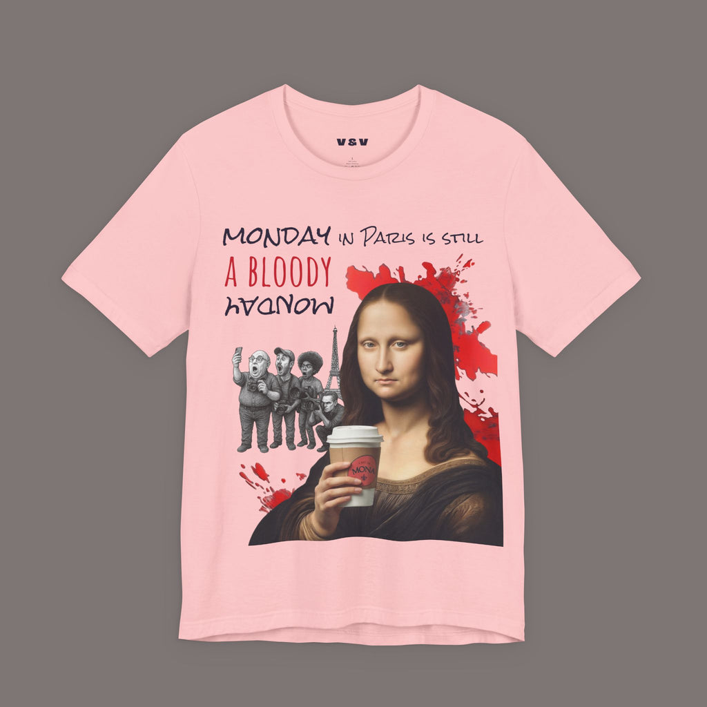 Mona Lisa and Another Bloody Monday - Unisex Art Tee