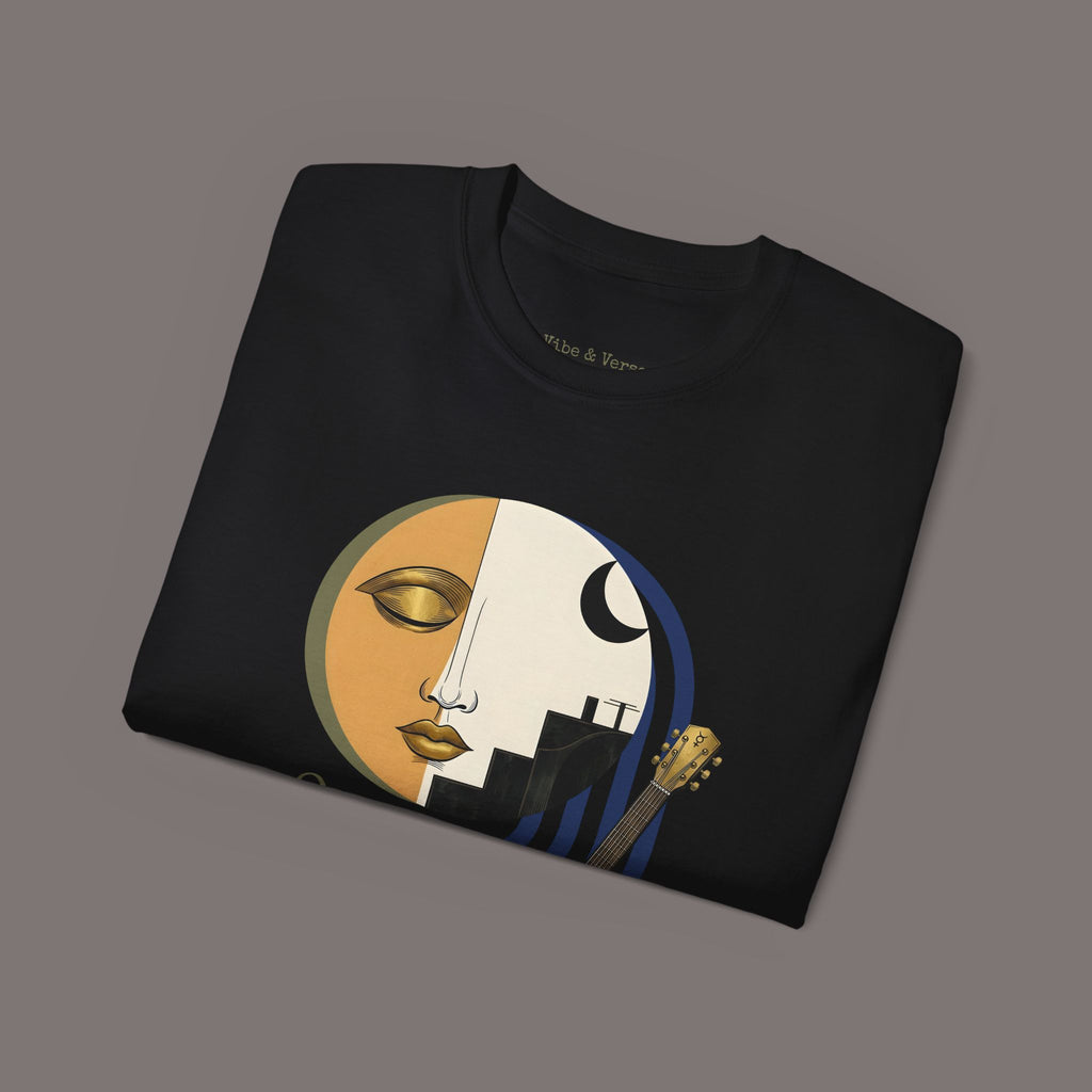 9 Hours Before the Flight to Paris - Unisex Heavyweight Art Tee