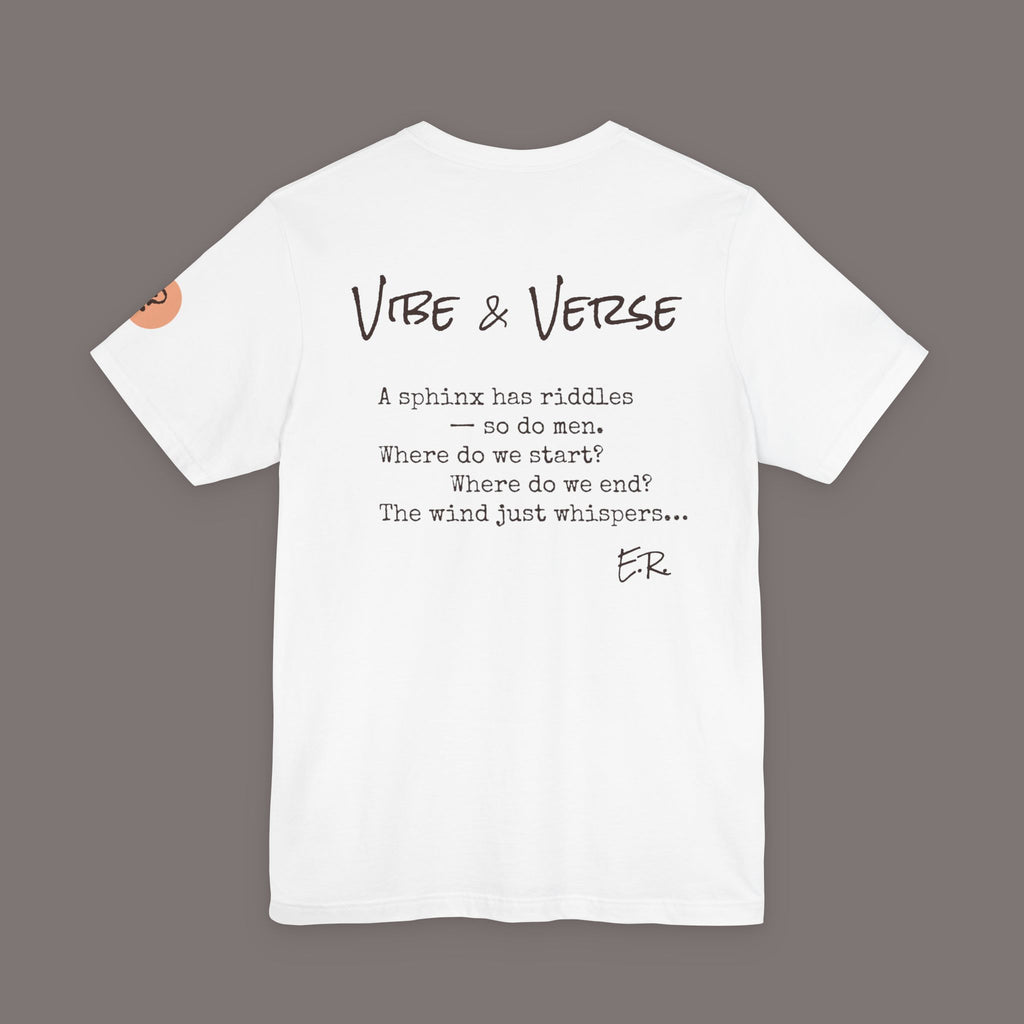 The Sphinx and The Thinker - Poetic Unisex Art Tee