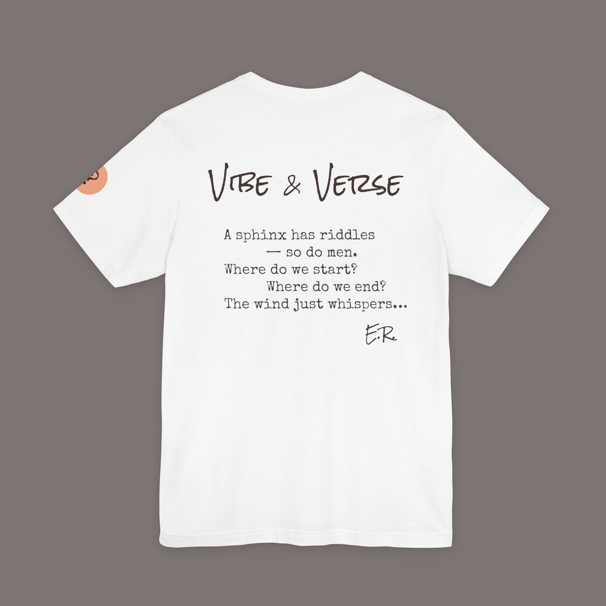 The Sphinx and The Thinker - Poetic Unisex Art Tee