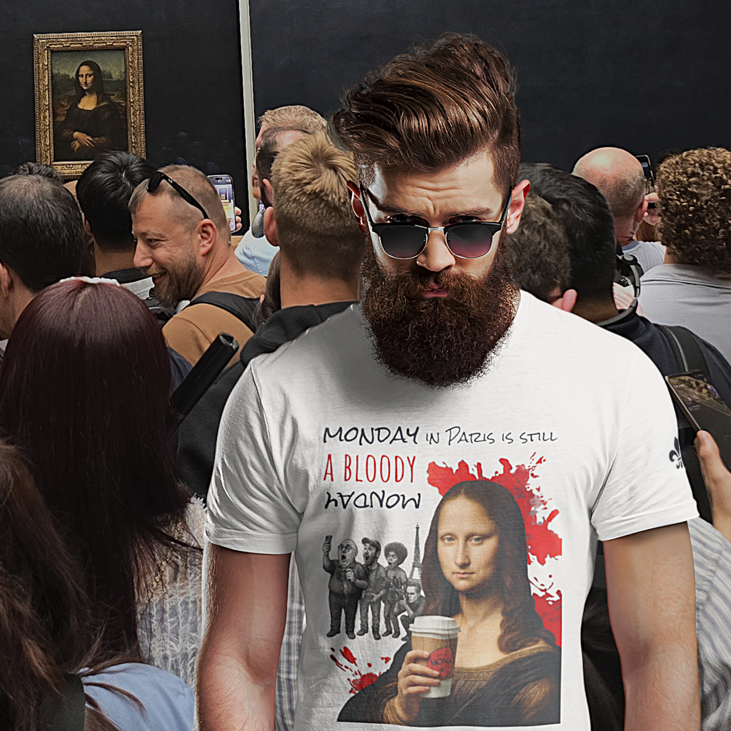 Mona Lisa and Another Bloody Monday - Unisex Art Tee