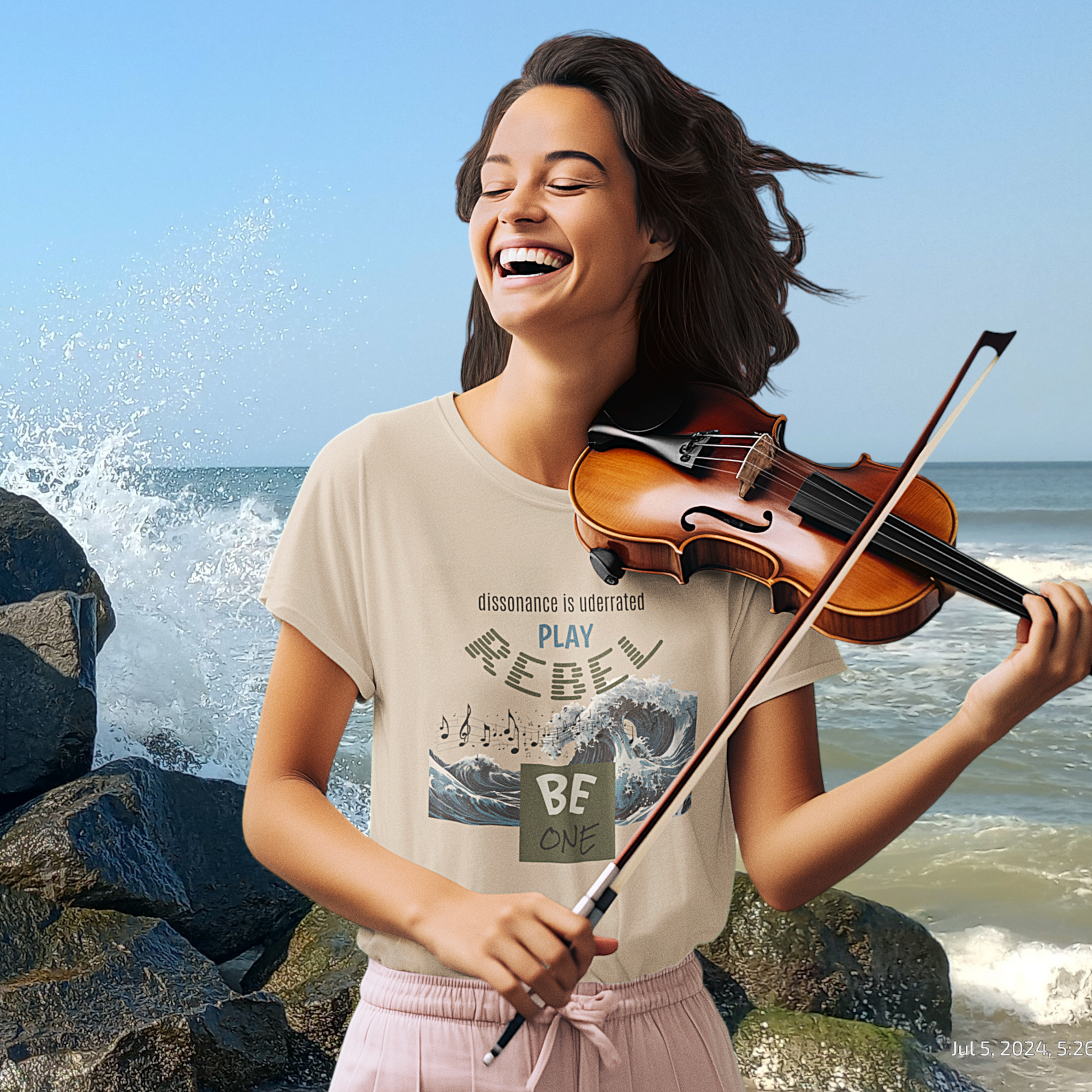 Play Rebel, Be One - Jean-Fery Rebel 'The Elements' Unisex Art Tee
