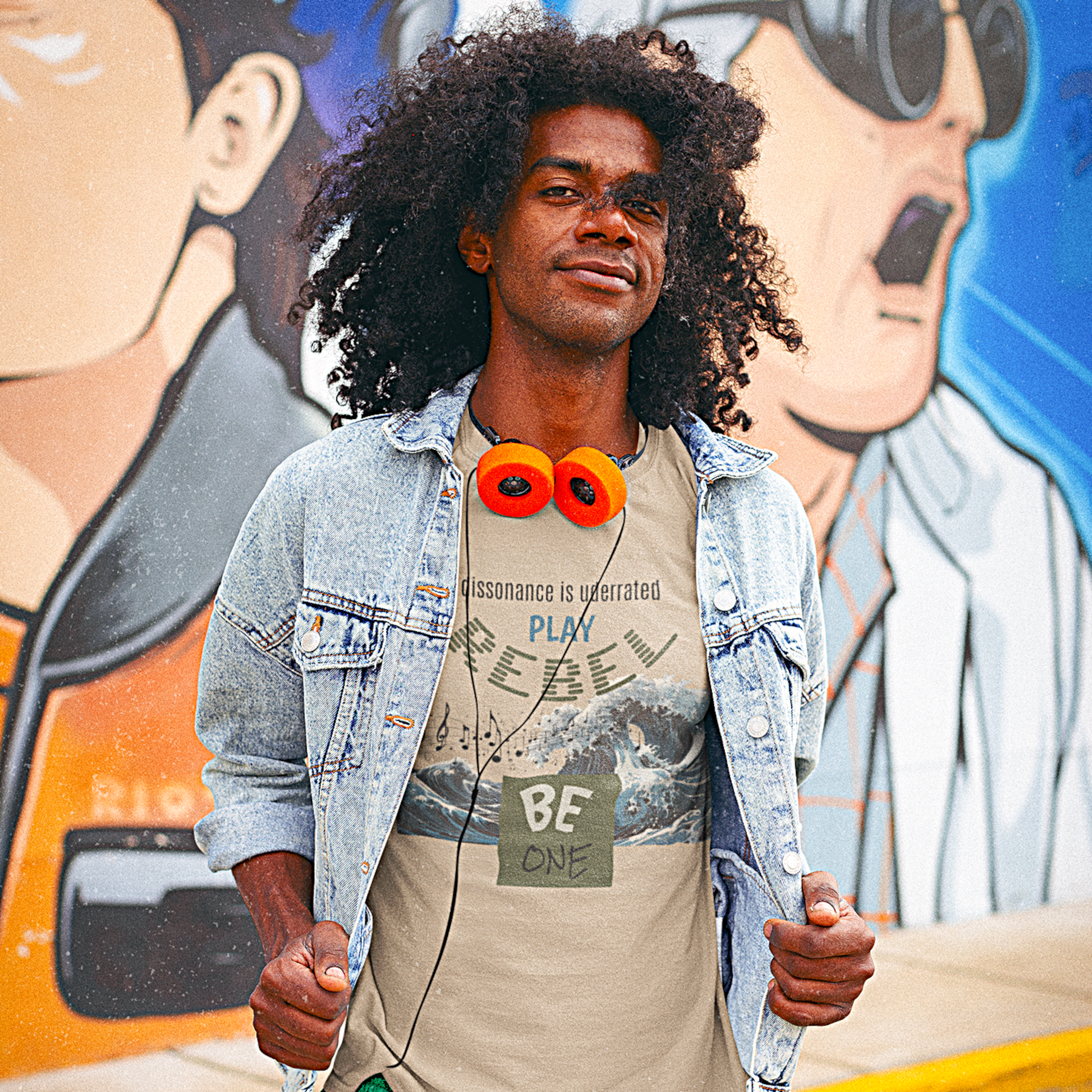 Play Rebel, Be One - Jean-Fery Rebel 'The Elements' Unisex Art Tee