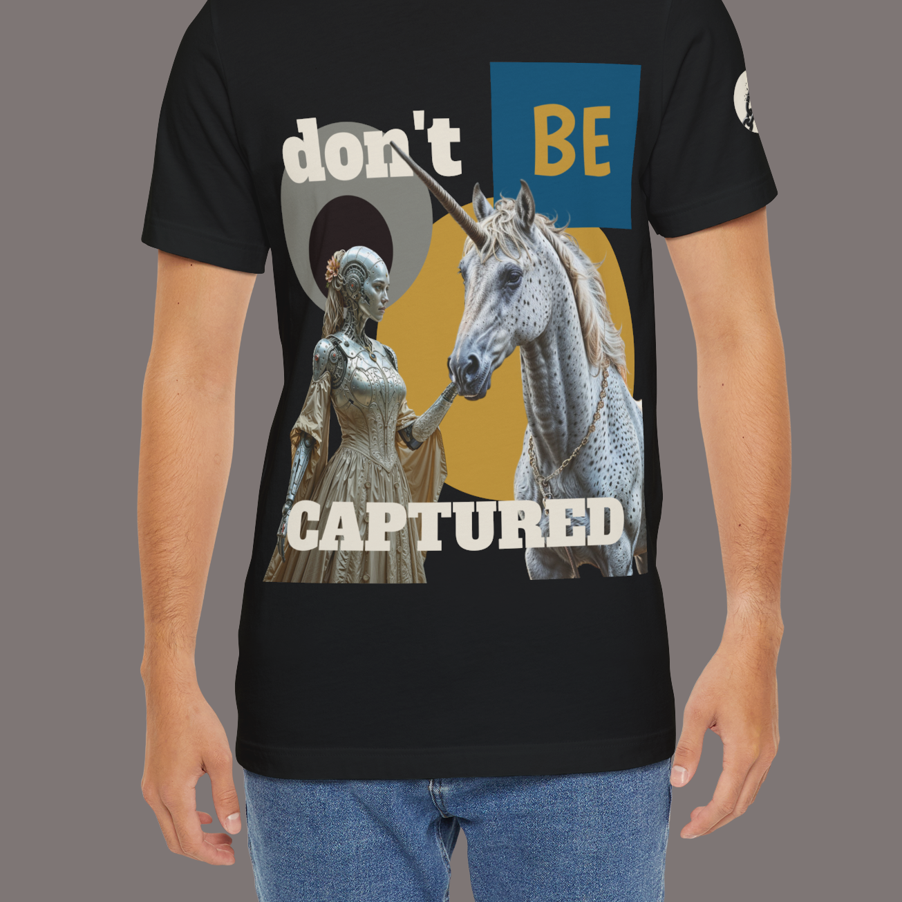 A Maiden and an Unicorn - Medieval Lore Unisex Art Tee
