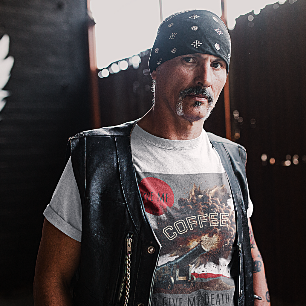 Give Me Coffee or Give Me Death Tee - Colonial History Unisex Art Tee