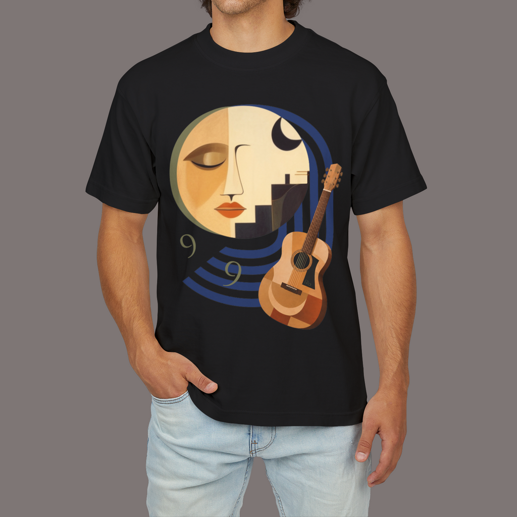 9 Hours Before the Flight to Paris - Unisex Heavyweight Art Tee