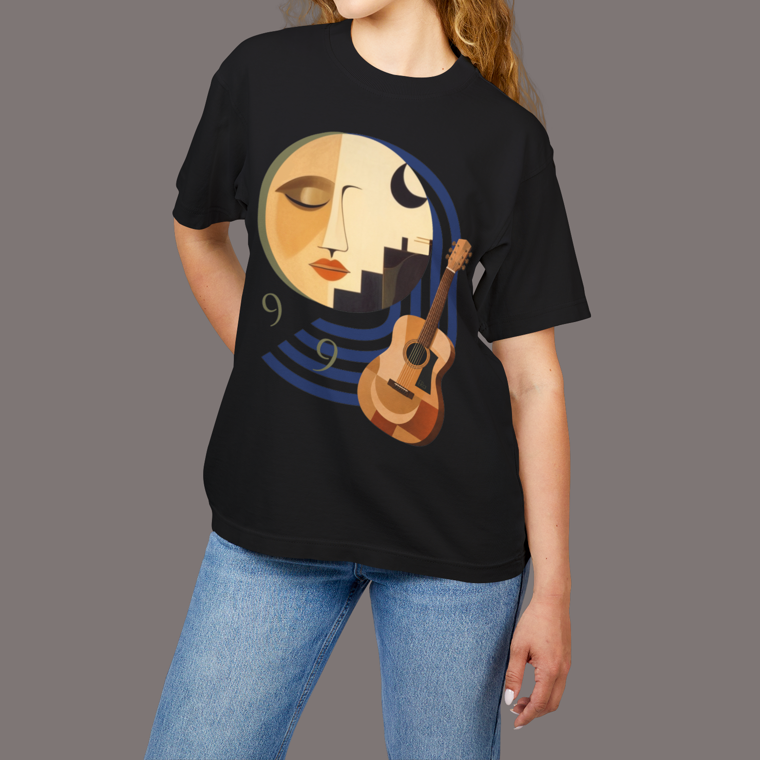 9 Hours Before the Flight to Paris - Unisex Heavyweight Art Tee