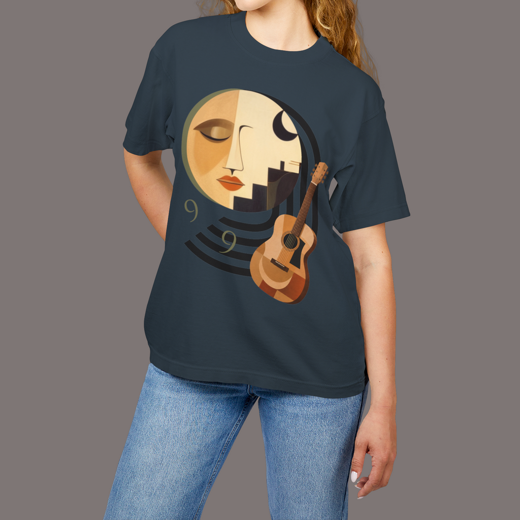 9 Hours Before the Flight to Paris - Unisex Heavyweight Art Tee