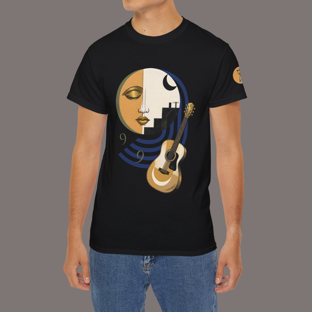9 Hours Before the Flight to Paris - Unisex Heavyweight Art Tee