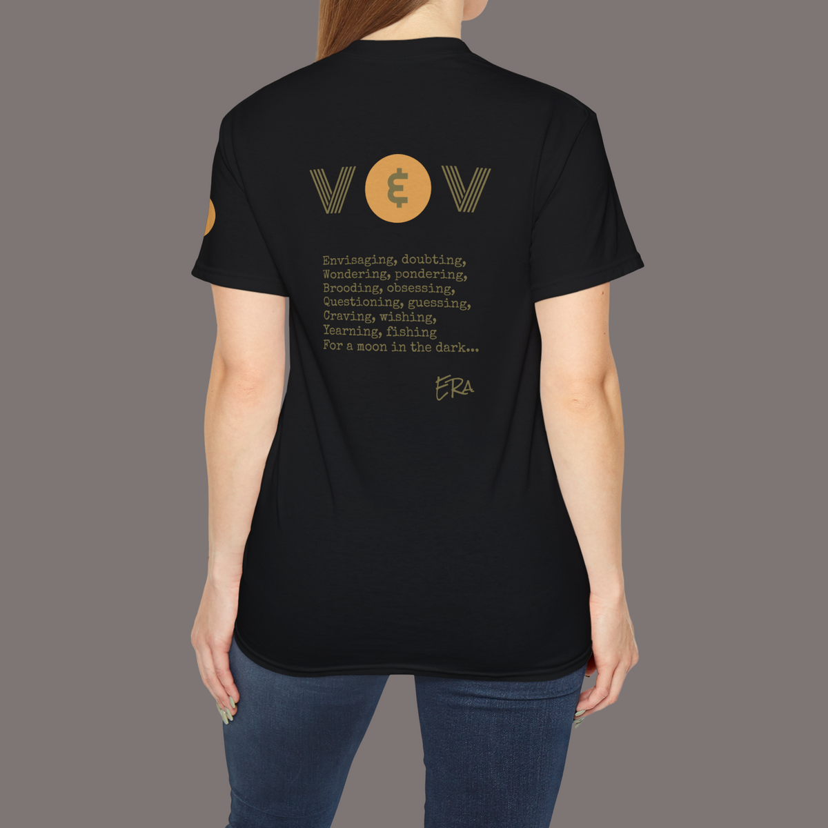 9 Hours Before Flight to Paris - Unisex Heavyweight Poetry Art Tee