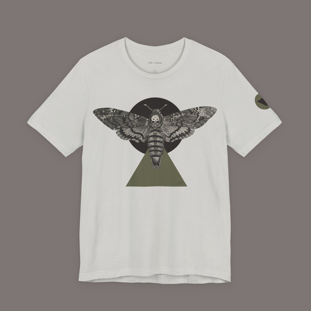 A Sphinx Moth on the Tip of the Triangle - Unisex Art Tee