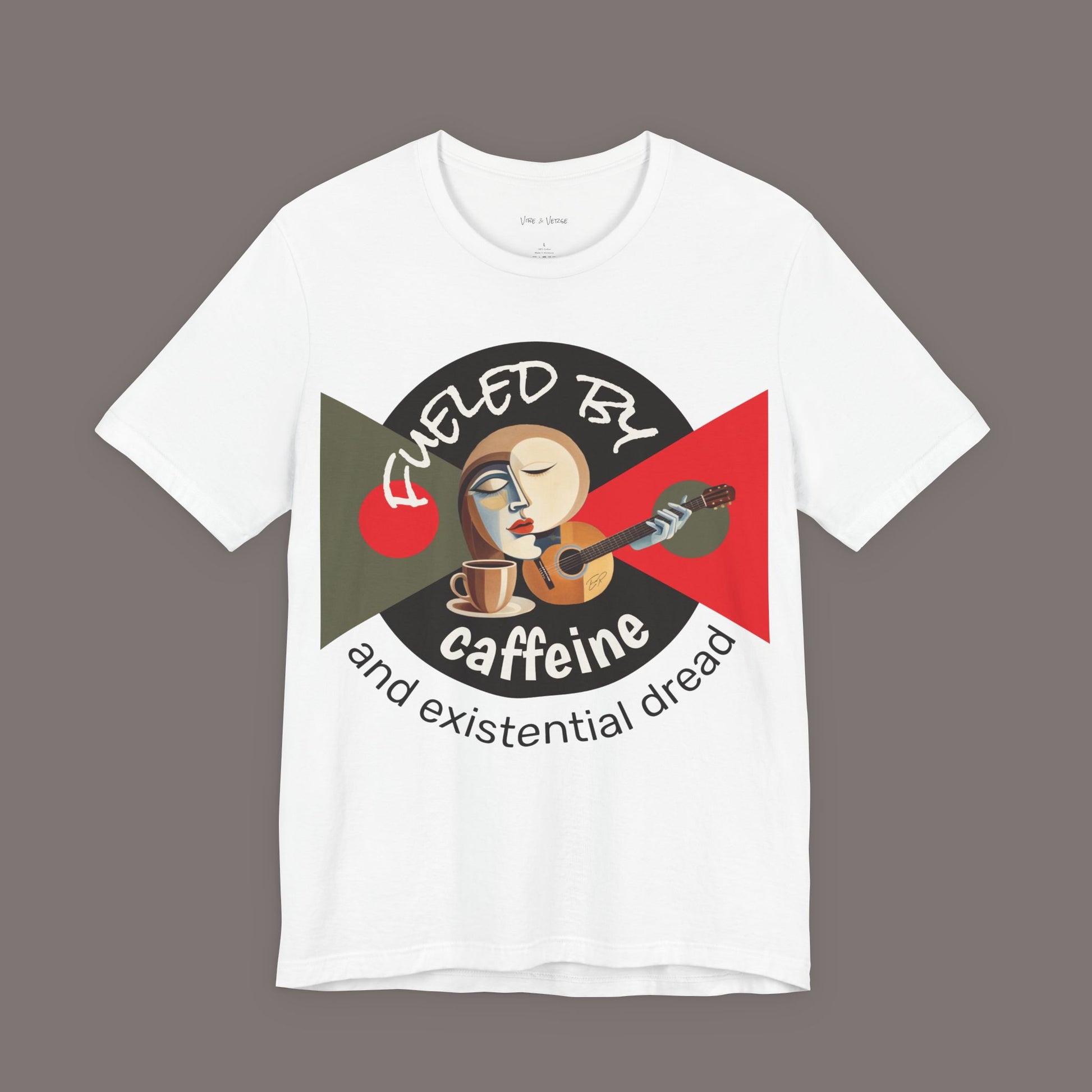 Fueled by Caffeine - Unisex Art Tee