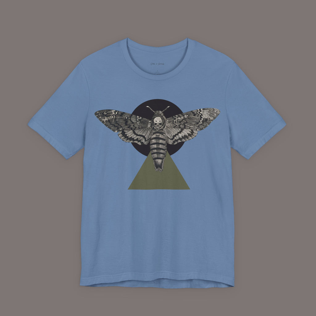 A Sphinx Moth on the Tip of the Triangle - Unisex Art Tee
