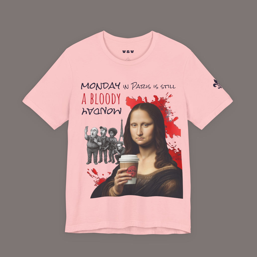 Mona Lisa and Another Bloody Monday - Unisex Art Tee