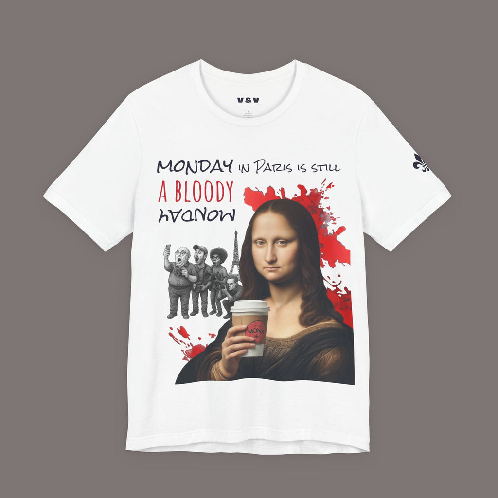 Mona Lisa and Another Bloody Monday - Unisex Art Tee