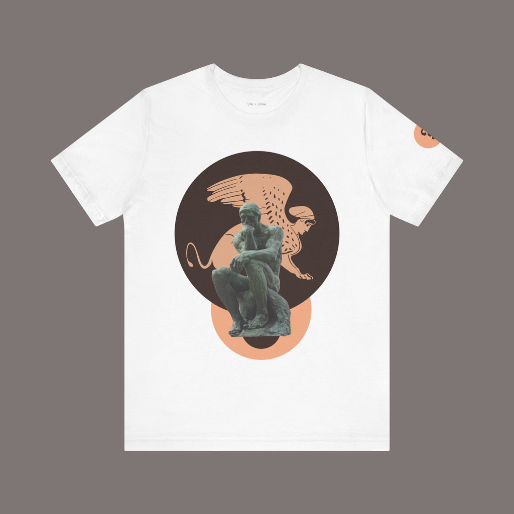 The Sphinx and The Thinker - Poetic Unisex Art Tee