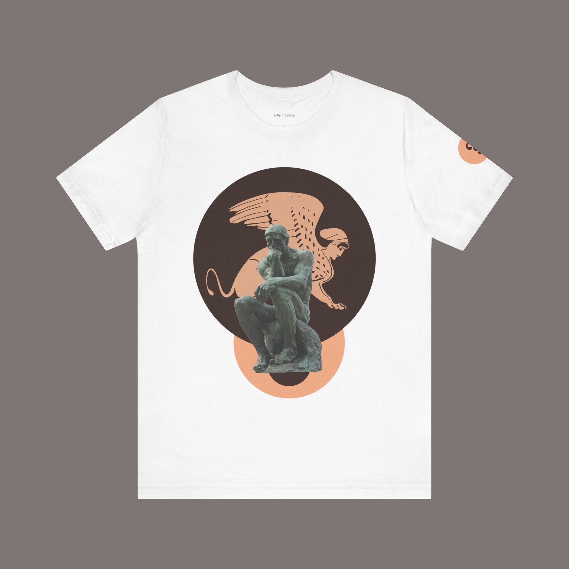 The Sphinx and The Thinker - Poetic Unisex Art Tee