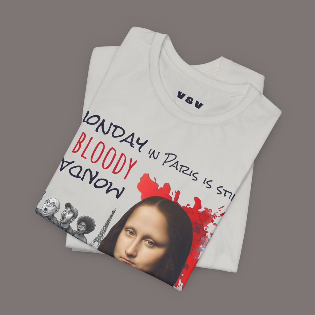 Mona Lisa and Another Bloody Monday - Unisex Art Tee