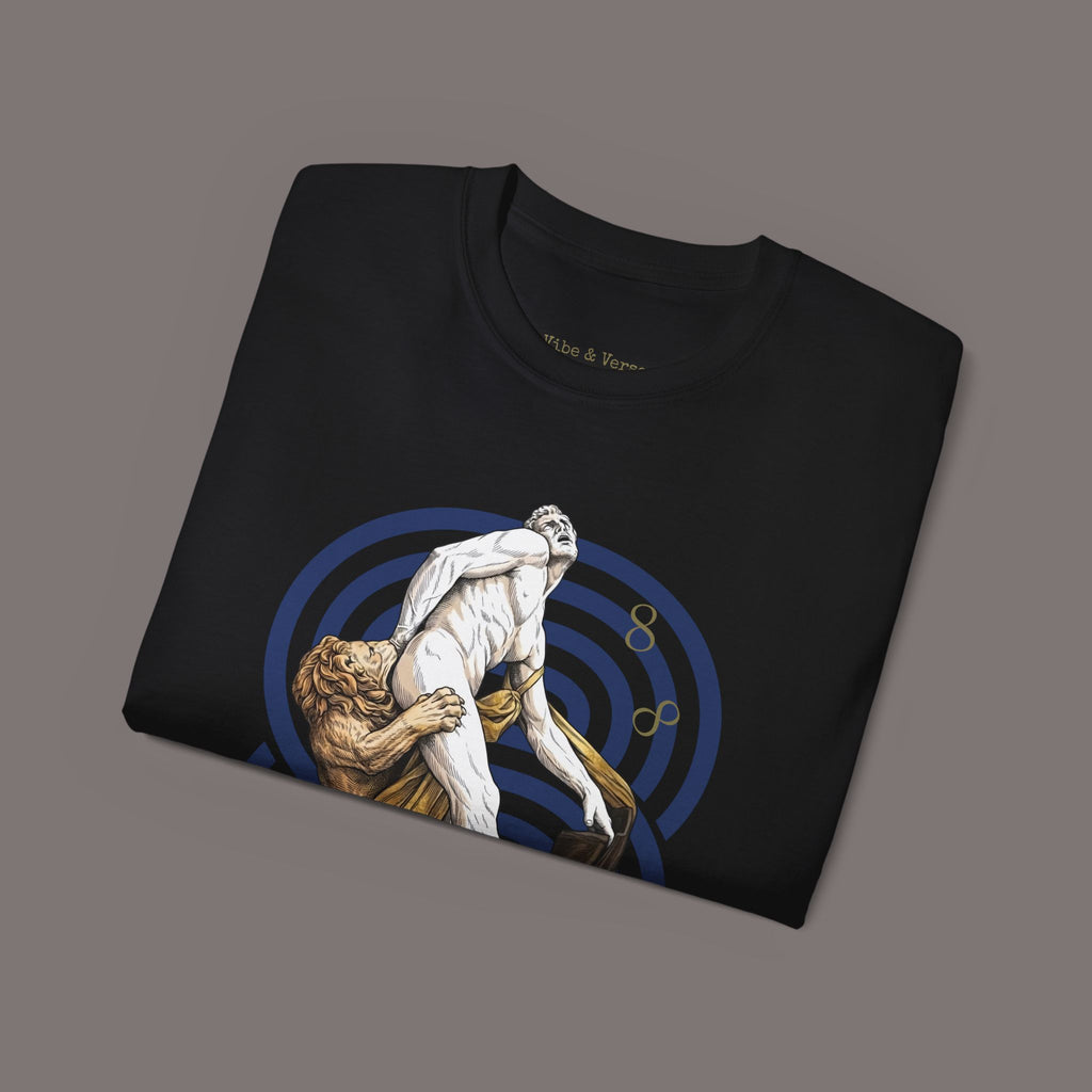 Copy of The Lion Is Waiting - Unisex Heavyweight Poetry Art Tee