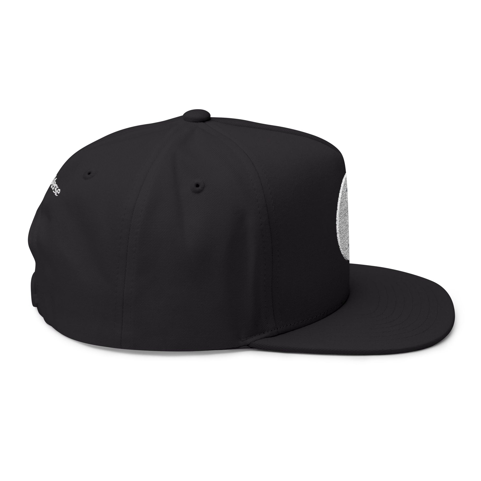 It Takes 2 to Tango - Black Embroidered Flat Bill Cap - Positronic Heart Collection