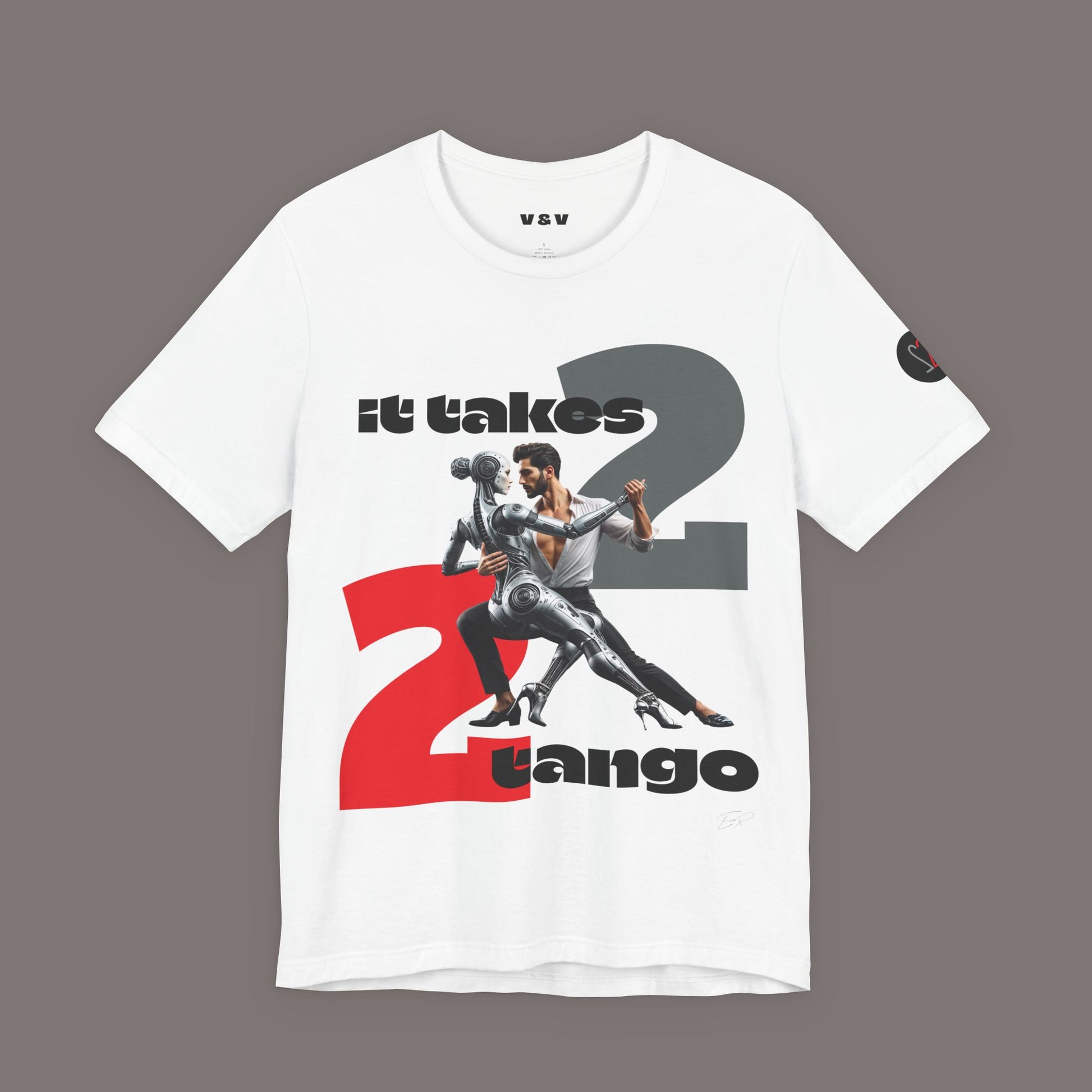 It Takes 2 to Tango - Cyber Dance Unisex Art Tee