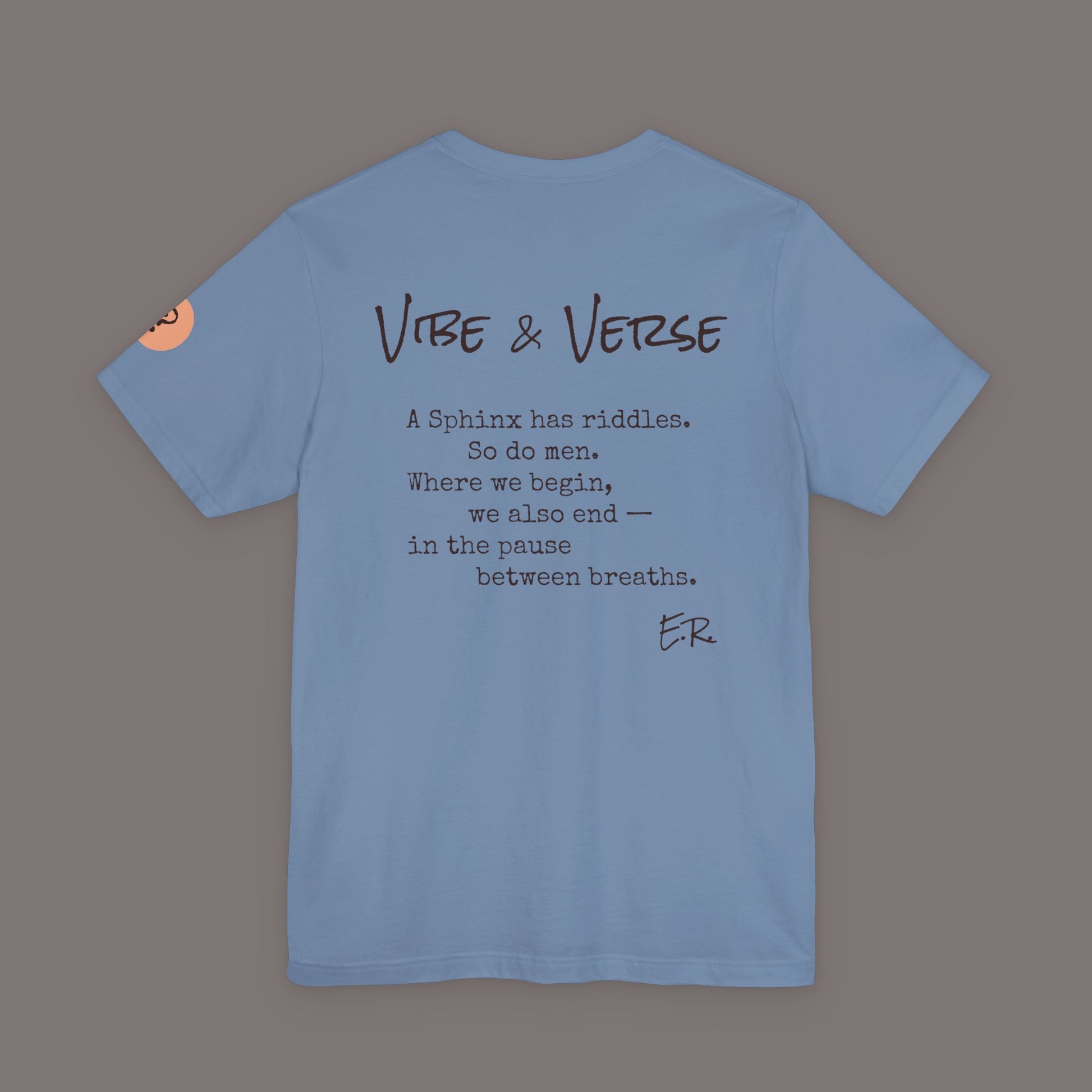 The Sphinx and The Thinker - Poetic Unisex Art Tee