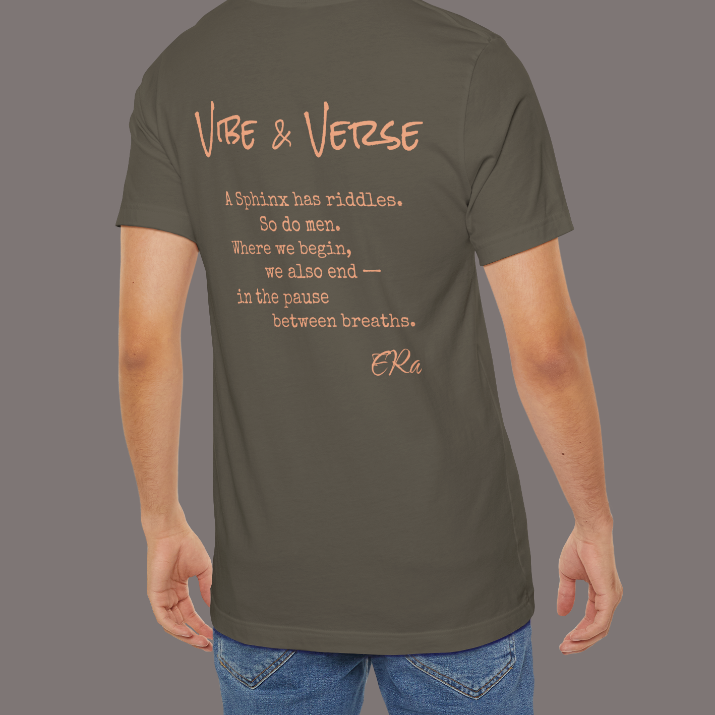 The Sphinx and The Thinker - Poetic Unisex Art Tee