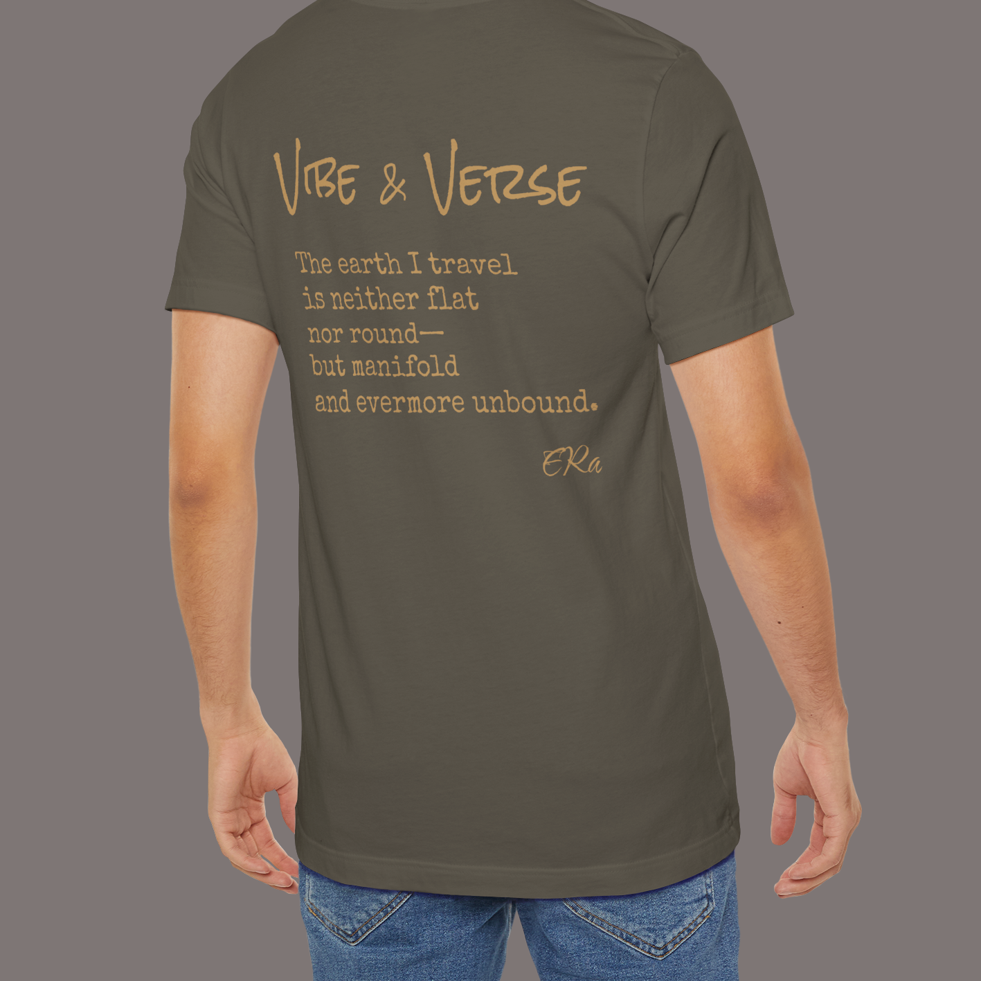 The Earth I Travel - Poetic Unisex Art Tee