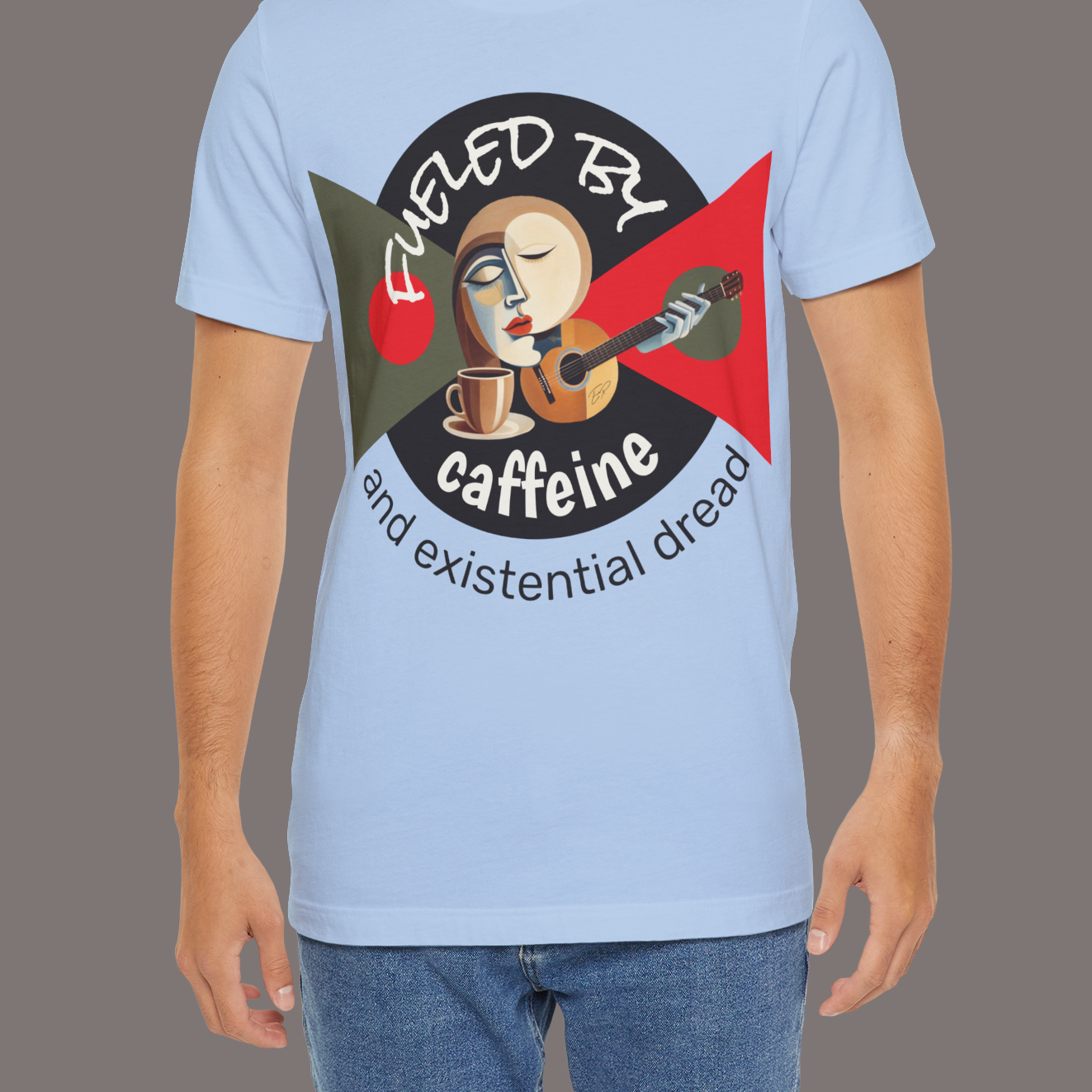Fueled by Caffeine - Unisex Art Tee