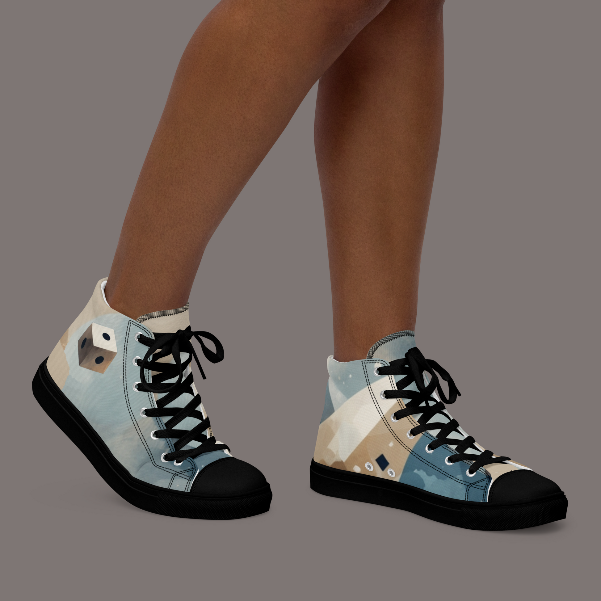 Napoleon-Centaur - Women’s Artwear Canvas High-tops – Brooding in Paris Collection