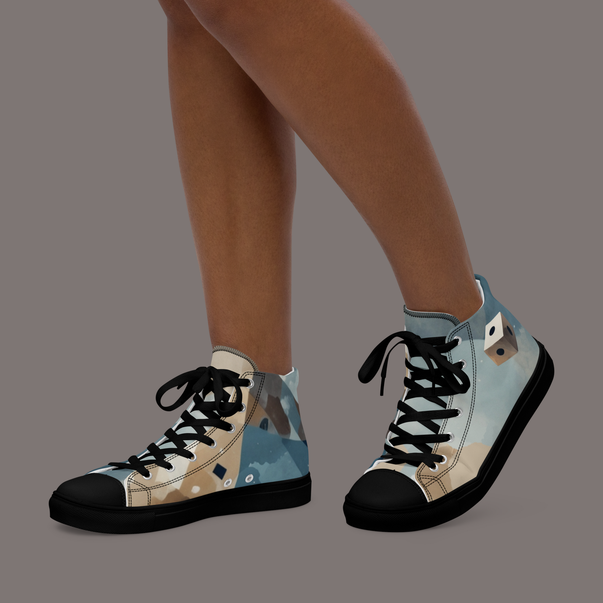 Napoleon-Centaur - Women’s Artwear Canvas High-tops – Brooding in Paris Collection