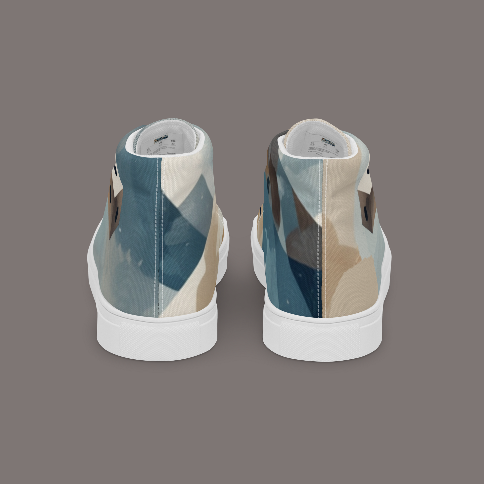 Napoleon-Centaur - Men’s Artwear Canvas High-tops – Brooding in Paris Collection