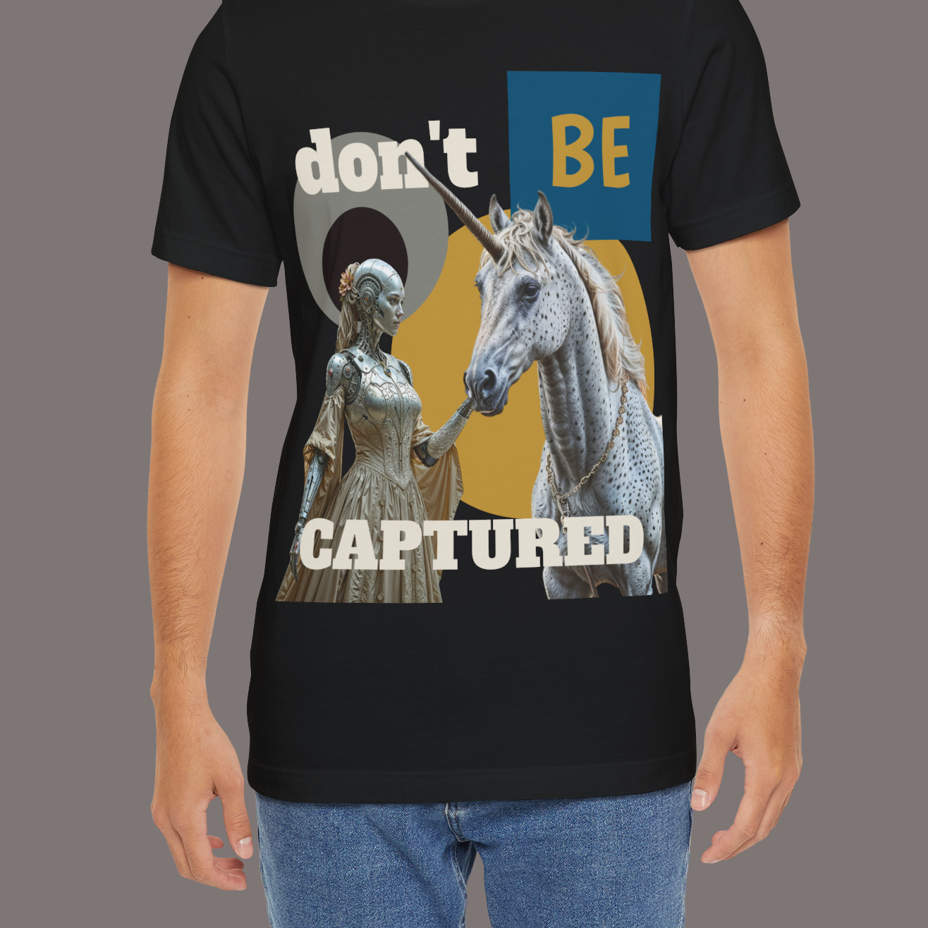 A Maiden and an Unicorn - Medieval Lore Unisex Art Tee