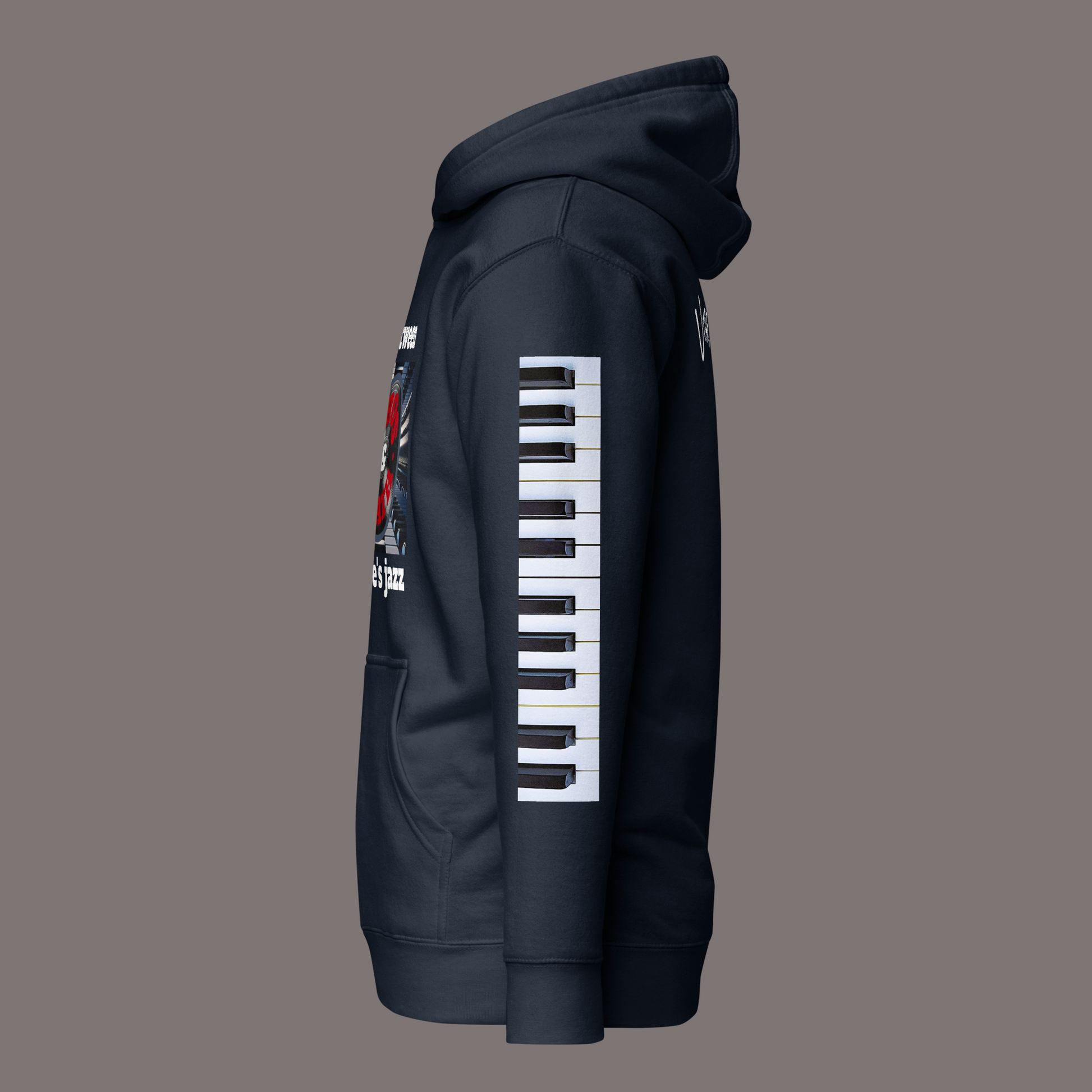 Between Eros and Death, There's Jazz - Unisex Artwear Hoodie