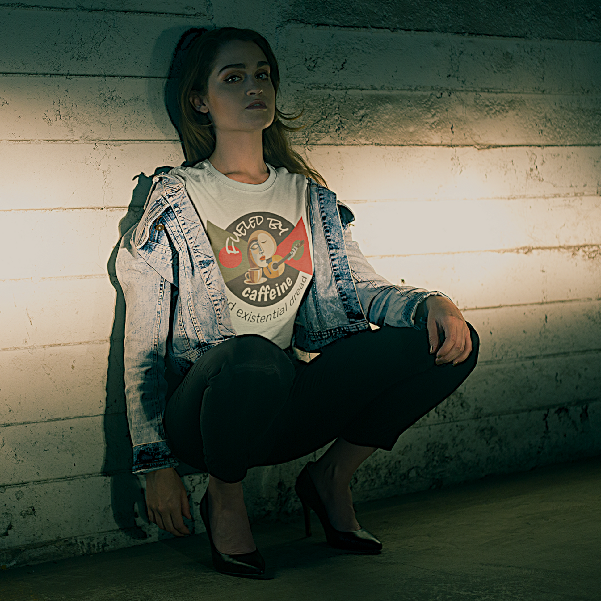 Fueled by Caffeine - Unisex Art Tee